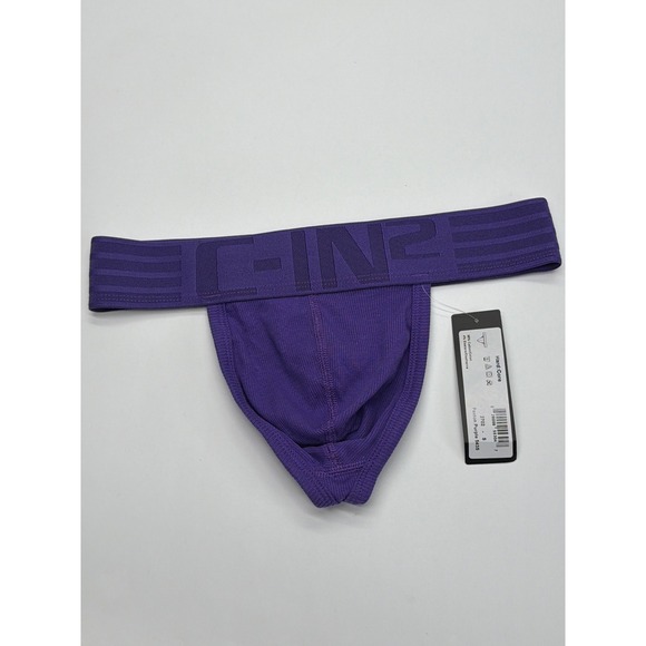 C-In2 Other - C-IN2 Mens Hard Core Jockstrap Paxton Purple 2702 Cotton Ribbed Supporter Small